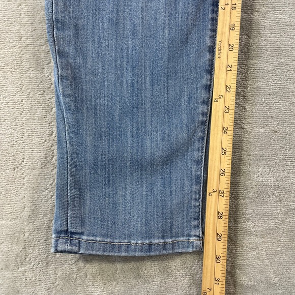 Judy Blue Pull On Jogger Jeans Womens 18W Blue Elastic Waist Patch Pocket Denim - Picture 6 of 10